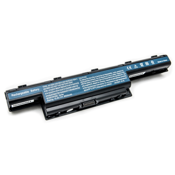 Аккумулятор PowerPlant для ноутбуков Acer Aspire 4551 (AS10D41, AC 4741 3S2P) 10.8V 6600mAh